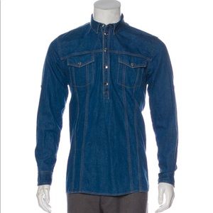 BALMAIN Men’s Denim Shirt Size M